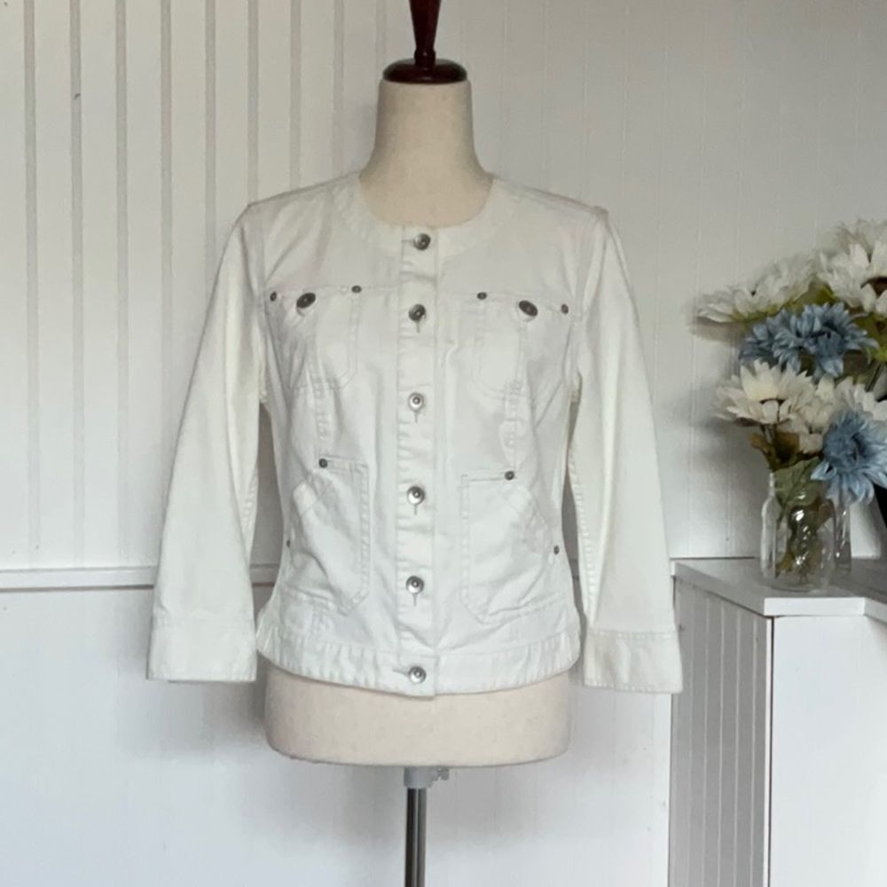 White Denim Jacket